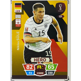 Niklas Sule การ์ดนักฟุตบอล ฟุตบอลโลก Worldcup 2022 การ์ดสะสม Germany การ์ดนักเตะ เยอรมัน เยอรมนี