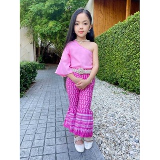 ชุดผ้าไทย ขาม้า เด็กหญิง