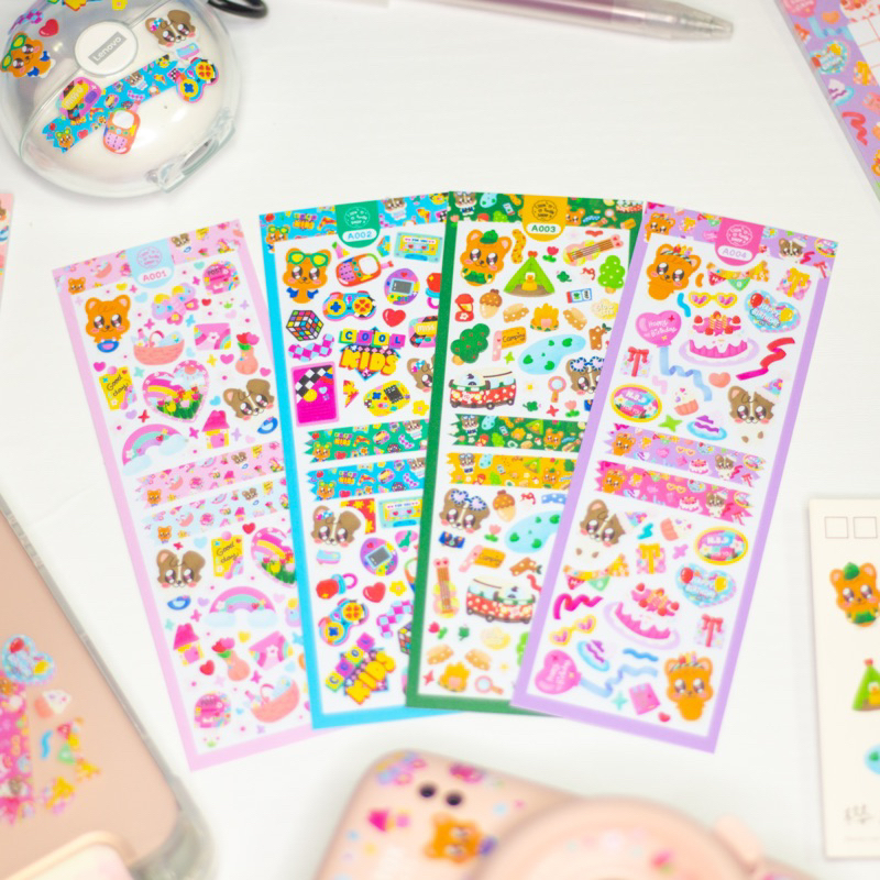 Sticker PVC Matt | Half a6 (A001-A007)