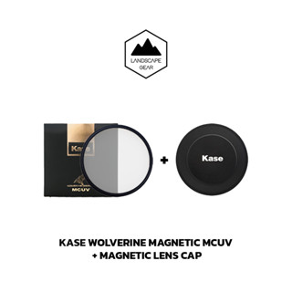 Kase Wolverine Magnetic MCUV + Magnetic Lens cap ฟิลเตอร์แม่เหล็ก และฝาปิดหน้าเลนส์