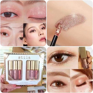 C.01 เซต6แท่ง Stila Eye For Elegance Liquid Eyeshadow Set อายแชโดว์ กลิสเตอร์เนื้อเจล อายแชโดว์ เจลกากเพชร C.01