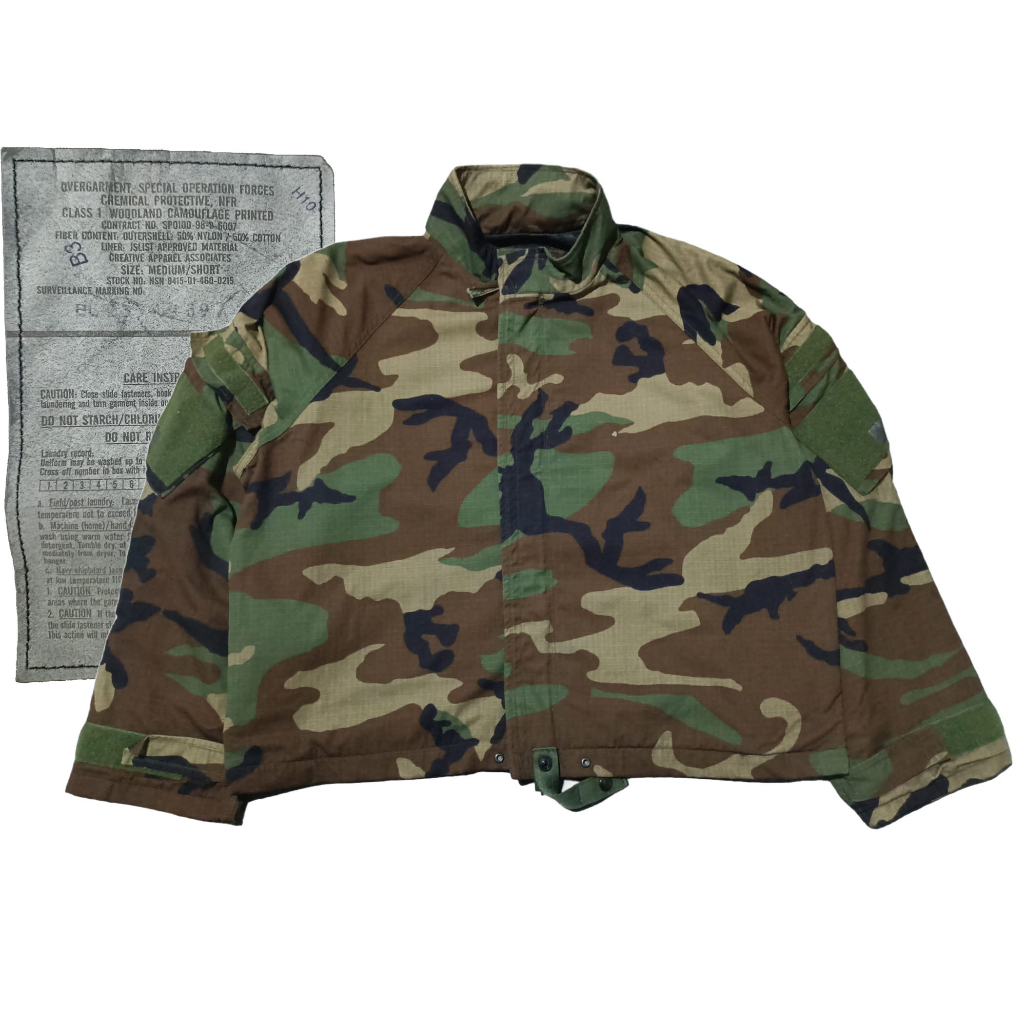 เสื้อกันสารเคมี USA over garment special operations forces chemical photective nfr class 1 อก 52 แขน