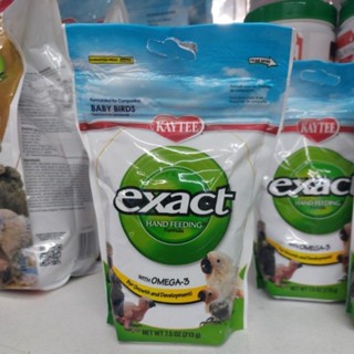 Kaytee exact 213g.อาหารนกเคธี่ อาหารป้อนลูกนกอาหารลูกป้อน สำหรับนกเเก้วเล็กถึงโต