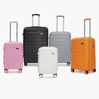 HQ LUGGAGE กระเป๋าเดินทาง PP 100% ระบบล็อค TSA 4 ล้อคู่ 360 ํ รุ่น 8883