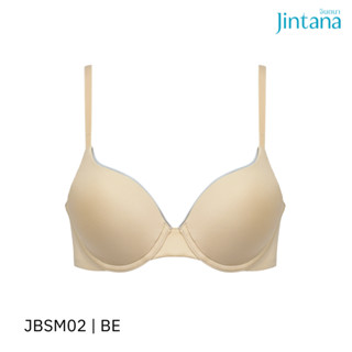 Jintana เสื้อชั้นใน (เสริมโครง) รุ่น Smoothie2 รหัส JBSM02 สีเบจ