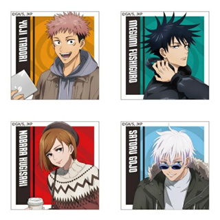 4.5cm★ Jujutsu Kaisen Sticker Set Tower Record  yuji megumi nobara gojo มหาเวทย์ผนึกมาร แสตนยูจิ เมกุมิ โกะโจ โนบาระ