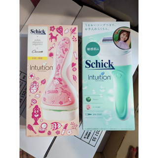 SCHICK INTUITION SENSITIVE CARE  มีดโกนรุ่น Schick Intuition มาพร้อมใบมีด 4 ระดับจากญี่ปุ่น ไม่บาดผิว .