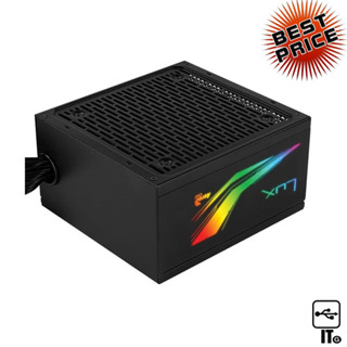 POWER SUPPLY (80+ BRONZE) 750W AEROCOOL LUX RGB ประกัน 3Y