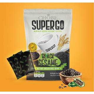 โชเบ ซุปเปอร์โก Chobe Supergo  (Black Sesame) เครื่องดื่มข้าวกล้องสำเร็จรูป (งาดำ) ของแท้100%