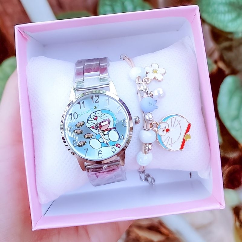 เชทนาฬิกาโดเรม่อนฟรีกำไรและกล่องพร้อมส่ง