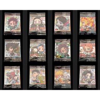 (Sealed Stickers) สติ๊กเกอร์เวเฟอร์ V.3 ดาบพิฆาตอสูร ลิขสิทธิ์แท้ BANDAI WAFER BANDAI DEMON SLAYER ( KIMETSU NO YAIBA )