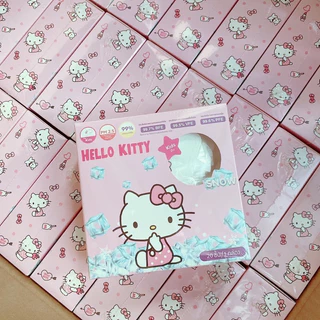 ✅(Snow 3D ผู้ใหญ่) ลาย Sanrio ลิขสิทธิ์แท้ by Green air 20ชิ้น/กล่อง หน้ากากอนามัย เนื้อเนียน เย็น kitty melody