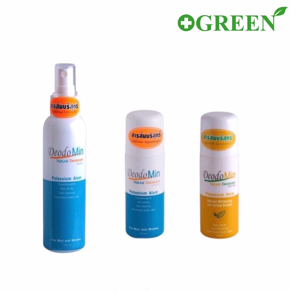 Deodomin สเปรย์และโรลออน ระงับกลิ่นกาย
