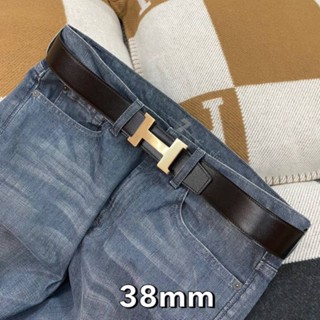 H ermes BELT 38MM 💕 สายเลือกได้ 💕 SIZE90 95 100 มาพร้อม หัว CONSTANCE BUCKLE สีทอง สีดำ ของแท้