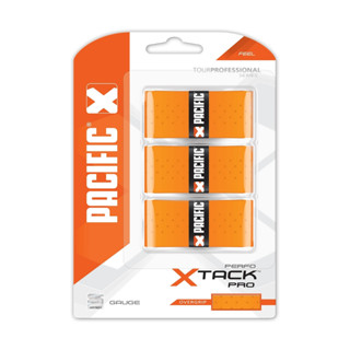 Pacific เทปพันด้าม/กริ๊ปพันด้ามไม้เทนนิส X Tack PRO Perfo 3er Pack Overgrips Tape Racket Tennis | Orange ( 3580.00.41 )