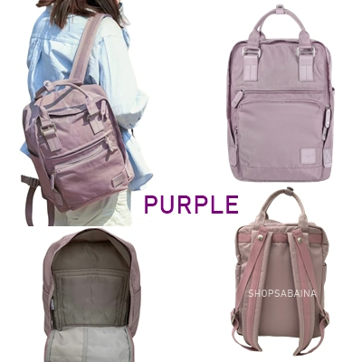 Qminica ของแท้100% Laptop backpack (Water Repellent ผ้าไล่น้ำ) กระเป๋าเป้สะพายหลัง