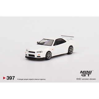 Mini GT 1/64 Nissan Skyline GT-R R34 V-Spec N1 White