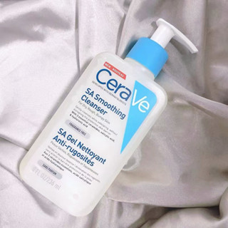 ❤️CERAVE SA Smoothing Cleanser เซราวี  โฟมล้างหน้า โฟมล้างหน้าสําหรับคนเป็นสิว Cerave Cleanser 236ml Moisturising Lotion