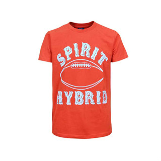 Hybrid T-shirt Men ไฮบริดเสื้อยืดผู้ชายแขนสั้น สีส้ม(Orange)MTS-1343-OR