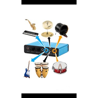 แยก 6 ไลน์กล่องแยกไลน์ คาราโอเกะ ซาวด์การ์ด