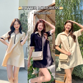 {260.- CODE : WUMBSC}🍰Butter Minidress มินิเดรส