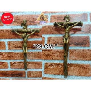 ไม้กางเขนแขวนผนัง ไม้กางเขนพระเยซู คลาสสิค​ สไตล์วินเทจ "Vintage Cross" Catholic Jesus Cross Jesuschrist