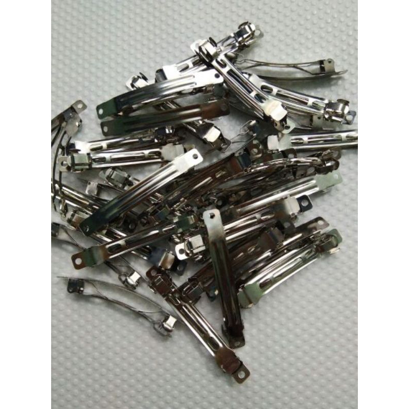 ขายส่ง**กิ๊บสปริง ขนาด4,6และ8ซม.(100ชิ้น)