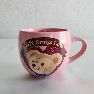 แก้วกาแฟ แก้วเซรามิค ดัฟฟี่ (Duffy and friends) ลาย Duffy Bring Love ลิขสิทธ์ Tokyo Disney Sea ของแท้