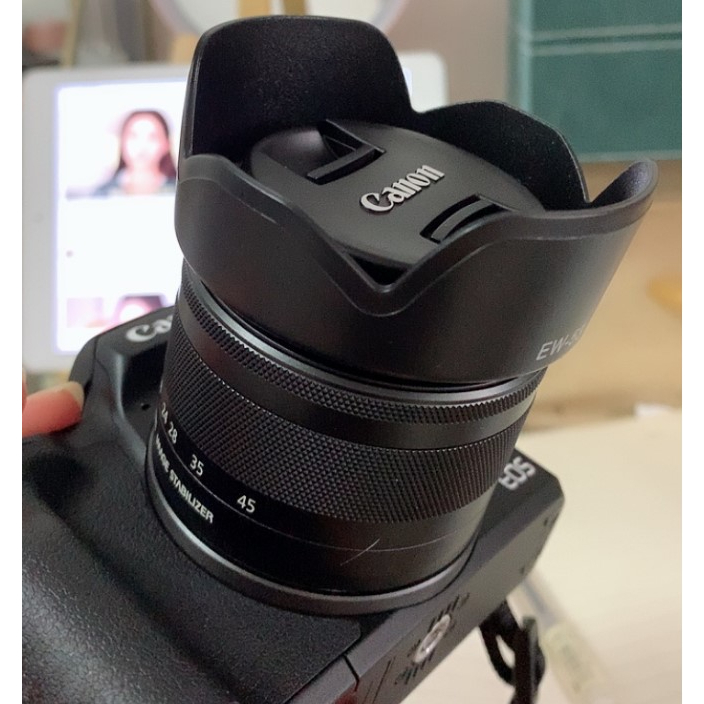 hood Canon EFM 1545 for EOS M3 M5 M6 M10 M50 M50 Mark II M100 M200