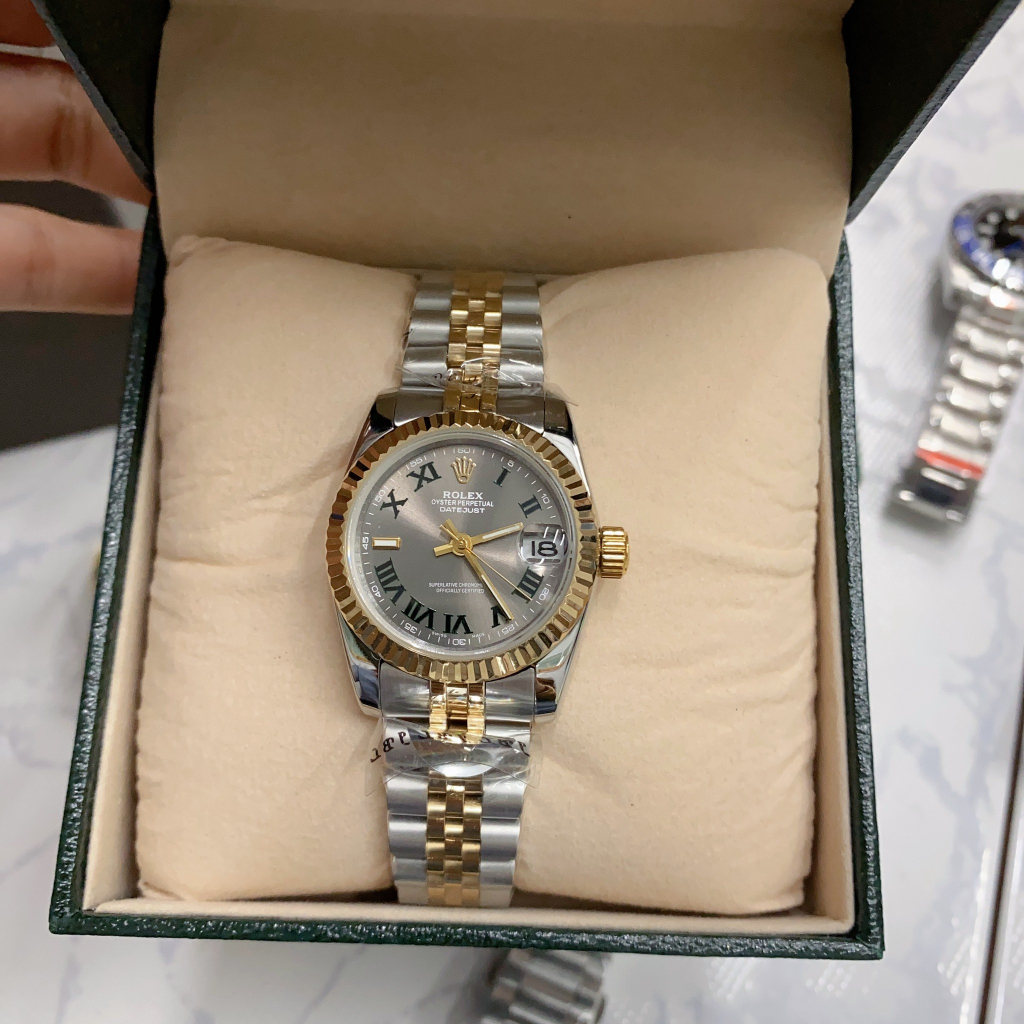 นาฬิกาข้อมือ ROLEX  งานออริเทียบแท้ Size 31mm ระบบ ออโต้