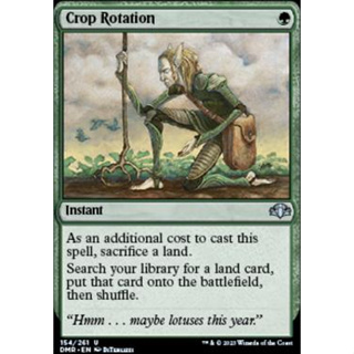 Crop Rotation การ์ด Magic The Gathering ของแท้ จากชุด Dominaria Remastered