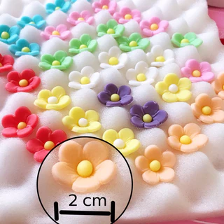 น้ำตาลตกแต่งเค้ก คัพเค้ก ขนาด 2cm 30 ชิ้น (สามารถทานได้ )