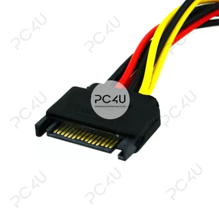 สายแปลงไฟ Sata 1ออก2 ทองแดงเส้นใหญ่ 20AWG