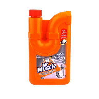 น้ำยาขจัดท่อตันท่อน้ำทิ้ง MR.MUSCLE 500ml.