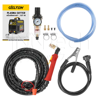 DELTON เครื่องตัดพลาสม่า ตู้ตัดพลาสม่า Non-touch Pilot ARC Plasma Cutter ตู้เชื่อมพลาสม่า รุ่น CUT-40
