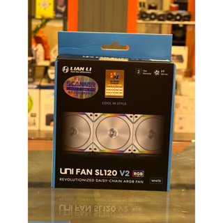 สีขาว LIAN-LI FAN CASE UNI FAN SL120 V2