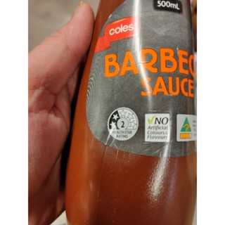 Coles BARBEQUE SAUCE 500ml Australian Sauce