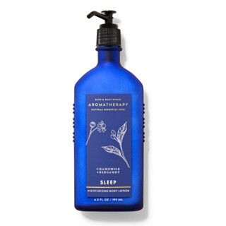 Bath &amp; Body Works Aromatheraphy Moisturizing Body Lotion192 ml Sleep Chamomile Bergamot บาธ แอนด์ บอดี้ อโรม่าเทอราปี้