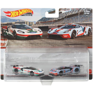 รถเหล็ก HOTWHEELS PREMIUM 2-Pack - 16 Ford GT Race (HWP2022_#HCY72)