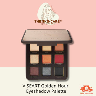 TheSkincare.TH | Viseart Golden Hour Eyeshadow Palette พาเลตอายแชโดว์ 9 สี แรงบันดาลใจจากช่วงเวลาทองคำแห่งเมืองปารีส