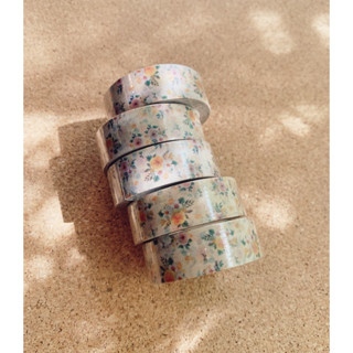 🌼 YELLOW FLORAL WASHI TAPE 🌼 วาชิเทป เทป สีเหลือง ดอกไม้🌼