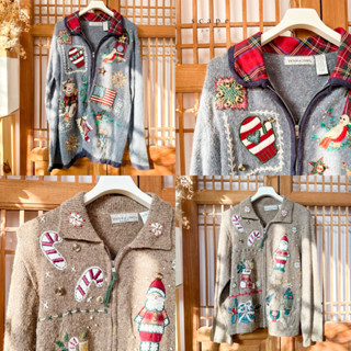 *ส่งฟรี* Ugly Sweater เสื้อไหมพรมคริสต์มาส แบรนด์ Victoria Jones