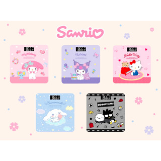 เครื่องชั่งน้ำหนักดิจิตอลลาย Sanrio มี 5 ลาย  มายเมโลดี้,คุโรมิ,คิตตี้,ชินนาม่อน,แบตแบต