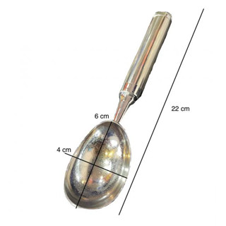 Icecream scoop สกู๊ปตักไอติม ที่ตักไอติม ช้อนตักไอศครีม ใช้ตักไอศครีม ตักผลไม้ ตักคุ๊กกี้ วัสดุสแตนเลส ขนาด ยาว 22 ซม. ห