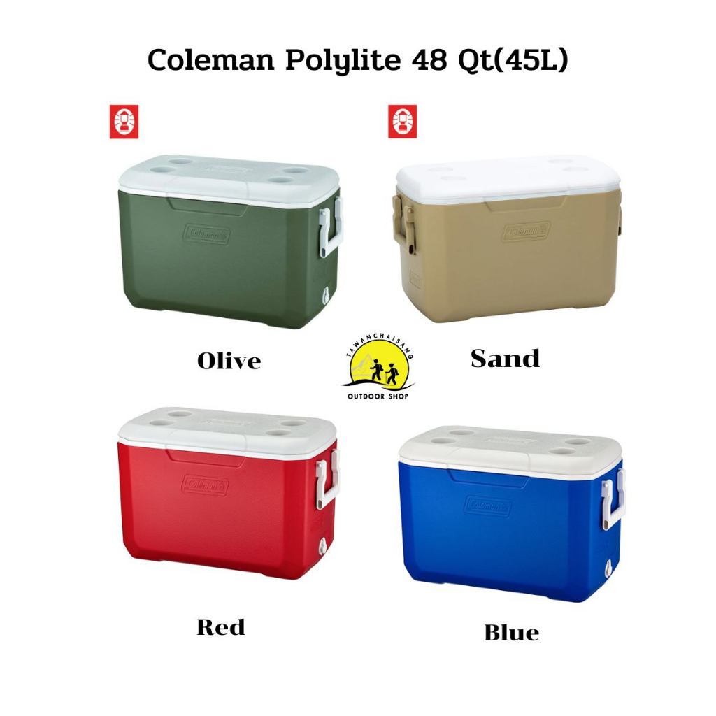 Coleman POLYLITE 48QT(45ลิตร)กระติกน้ำแข็ง