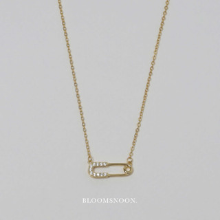 Bloomsnoon, Pin Necklace สร้อยเข็มกลัด (silver925)