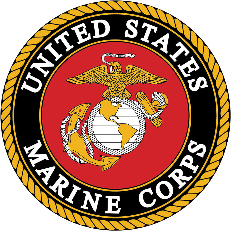 สติ๊กเกอร์เครื่องหมาย ARMY USMC United States Marine Corps เนื้อPVC กันน้ำได้ ตกแต่งรถยนต์ มอเตอร์ไซด์ หมวกกันน๊อค ประตู