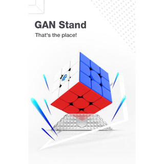 GAN Stand, Speed cube Display stand Triangle Transparent Bracket base วางรูบิค ที่ตั้งรูบิคทรงสามเหลี่ยม สะสมรูบิค