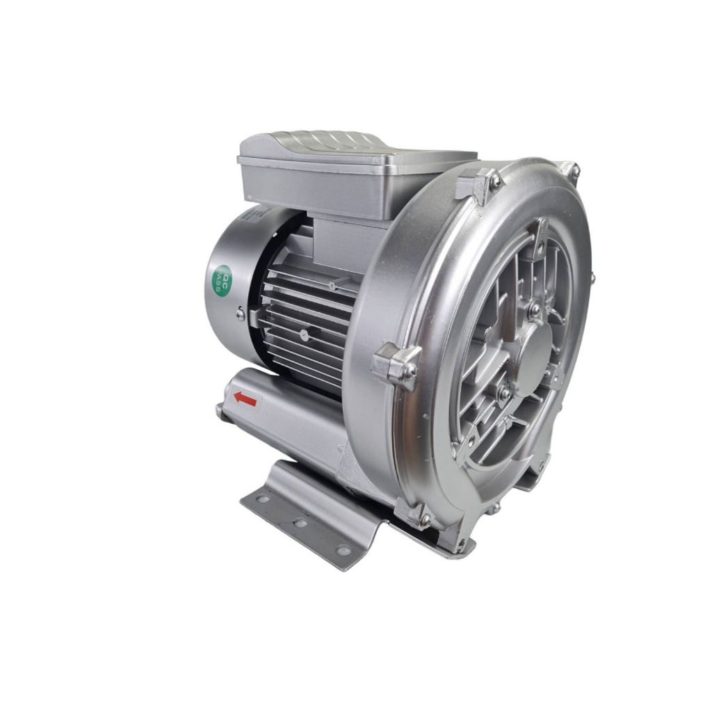 Ring Blower CTA 550w ขนาด 0.75แรงม้า220Vปั๊มริงโบเวอร์ ท่อเข้าออก1 1/2นิ้ว side channel blower