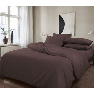 Studio One Denzel Solid Dobby ผ้าปูที่นอน + ผ้าห่มนวม ชุดผ้าปูที่นอน เซทผ้าปูที่นอน หมอน หมอนข้าง BROWN STONE Bedsheet